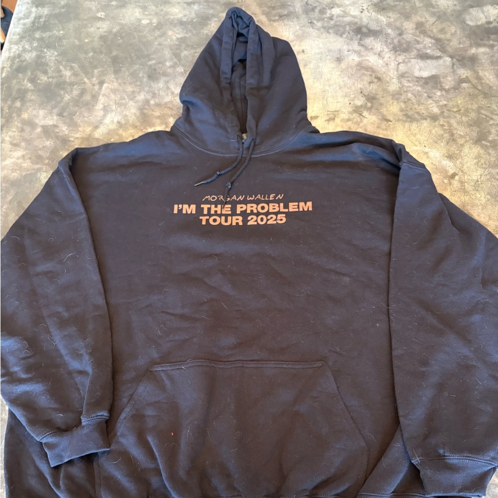 NWOT, Men’s Morgan Wallen, black Gildan sweatshirt, 3XL, P28